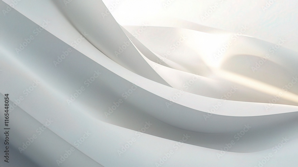 Poster abstract geometric business background with smooth wave elements