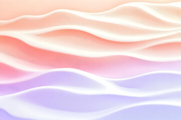 Fototapeta premium Pastel Wave Abstract Background