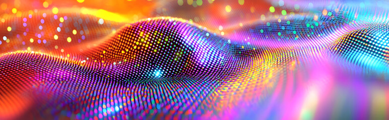 Holographic Iridescent Dots