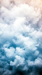 Fototapeta premium Abstract Blue Cloud Texture Gradient Sky Water Foam Background Wallpaper
