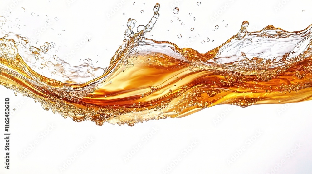 Poster dynamic liquid motion captured in high resolution with gigapixel quality