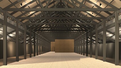 3D illustration of residential project