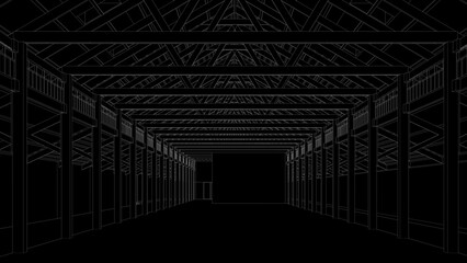 3D illustration of residential project