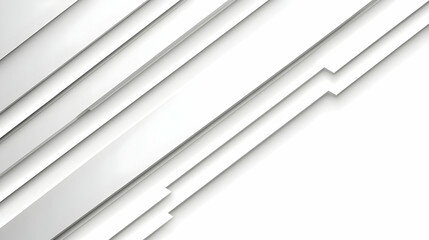 Obraz premium Abstract White 3D Background