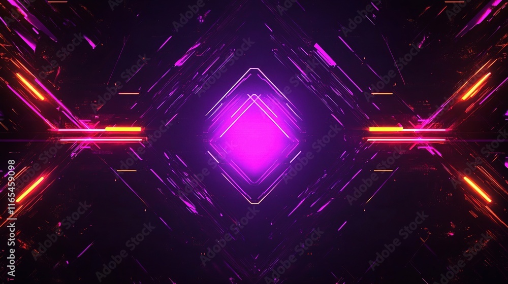 Poster futuristic technology background with abstract digital fade effect
