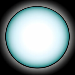 Abstract Teal Circle Background