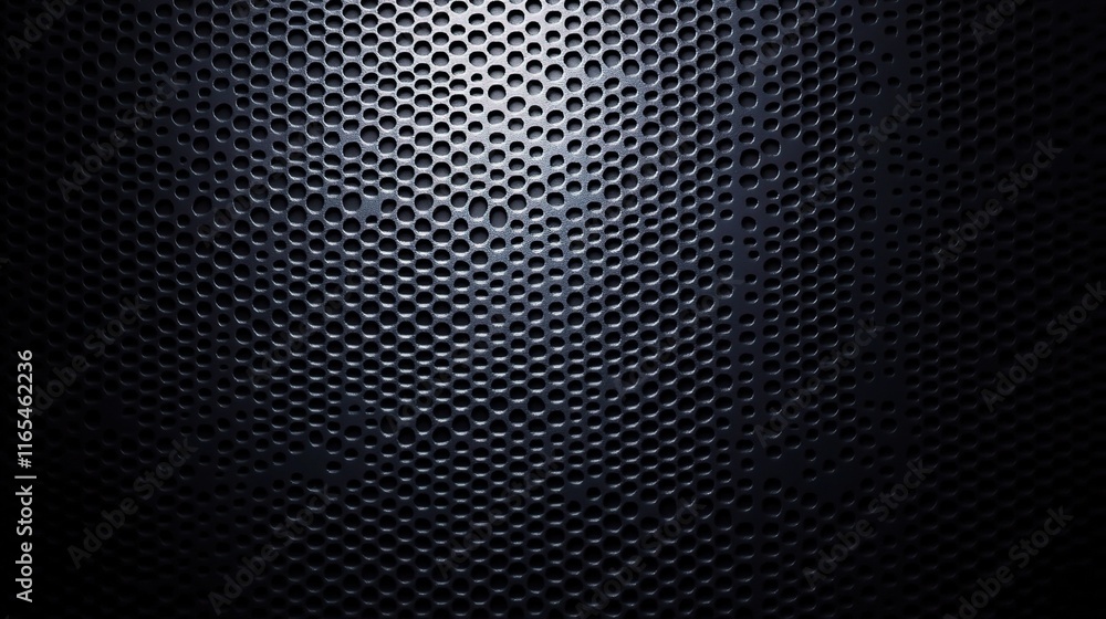 Poster Abstract Black Hexagonal Patterned Texture Background for Design Use