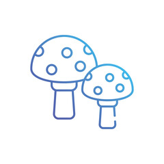 Mushrooms vector icon