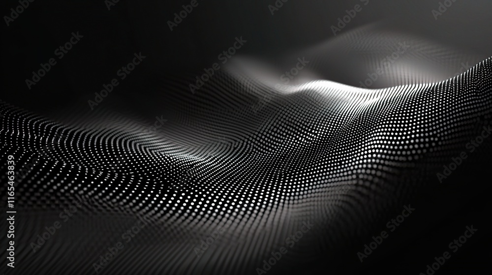 Poster dynamic black abstract vector background with subtle depth effects