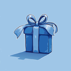 Blue Gift Box

