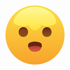 Yellow Emoji Face
