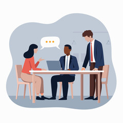 Business Meeting Illustration
