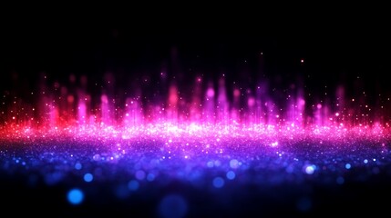 Abstract Glittering Pink And Blue Light Background