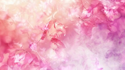 Fototapeta premium Soft Floral Background Mockup - Dreamy Pastel Textures for Creative Designs