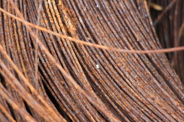 rusted iron creates a unique texture
