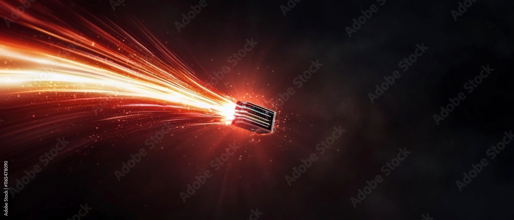 Aufkleber high speed data transfer abstract technology background global network computing cyber