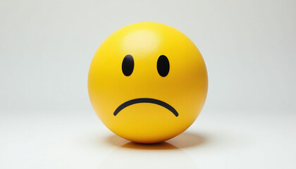 Fototapeta premium Depressed Emoji Illustration