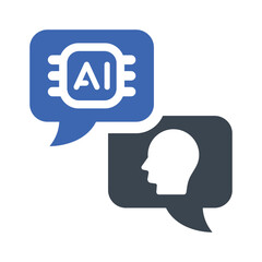 Ai chatting icon