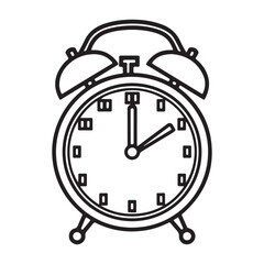 Smiling Face and Ringing Bells in Black and White