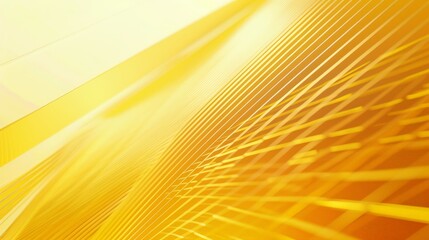 Abstract yellow background wallpaper with intertwined lines creating a dynamic perspective, ideal for modern and vibrant digital art projects