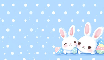 Easter Greeting Background.