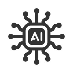 Ai chip icon