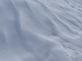 white snow background