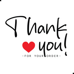 Thank You for Your Order. Elegant Thank You for Your Order Design with Stylish Graphics. Sophisticated Thank You for Your Purchase Image with Modern Elements. Chic Thank You for Your Order Graphic
