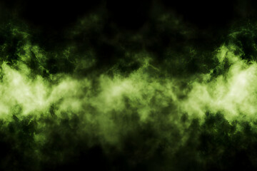 Green Smoke Abstract Background