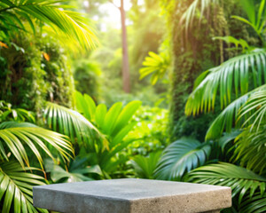 Natural Herbal Organic Cosmetics & Skin Care Product Ad Background Design