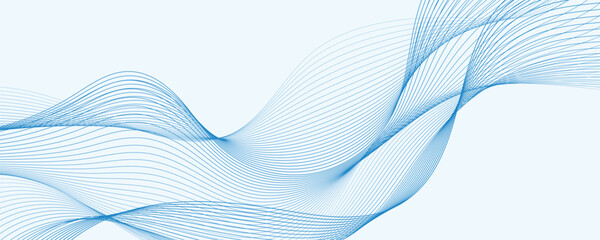 abstract blue wave background