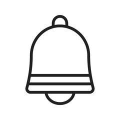 Bell icon vector image. Suitable for mobile apps, web apps and print media.