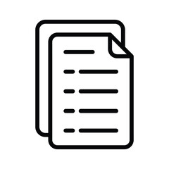 Document icon representing digital file sharing and written communication