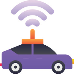 Gradient color illustration for Car service