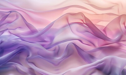 Fototapeta premium A calming abstract background with soft pink and lavender bends, creating a dreamy atmosphere.