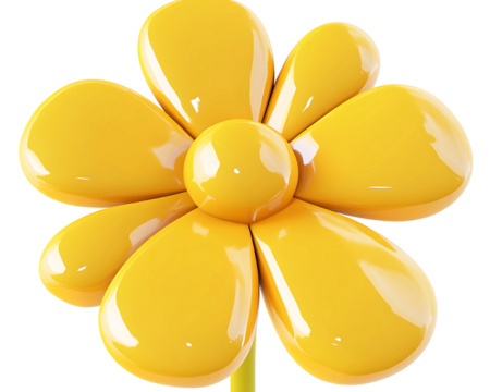 Yellow Flower  - Powered by Adobe