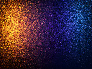 Obraz premium Abstract Background, Orange Blue Sparkle