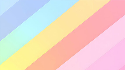 Obraz premium Pastel Rainbow Abstract Background Illustration