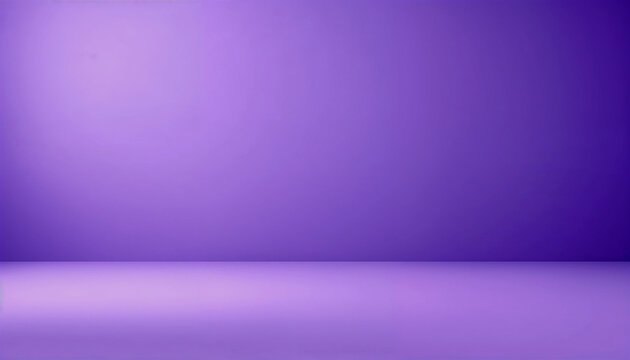 The simplistic, gradient purple studio room background of this stock photo makes for a stylish and adaptable backdrop for product photography