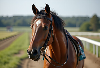 Fototapeta premium Track Horse