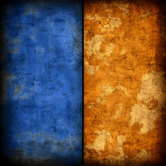 Abstract Blue Gold Texture Background Illustration