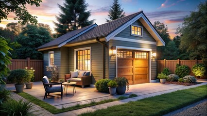 Cozy Garage ADU: Suburban Accessory Dwelling Unit