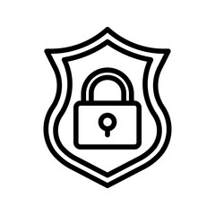 Secure icon vector image. Suitable for mobile apps, web apps and print media.