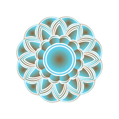 Flower mandala vector design art