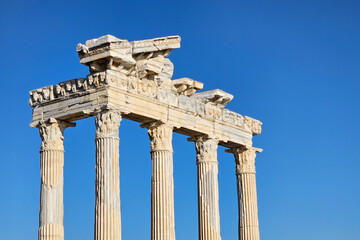 Fototapeta premium temple of apollo in side turkey