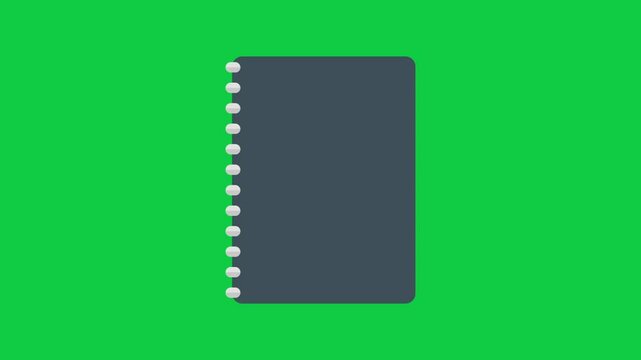 A dark folder icon on a green background, symbolizing file organization, secure storage, and professional workflows. Ideal for business or educational presentations.