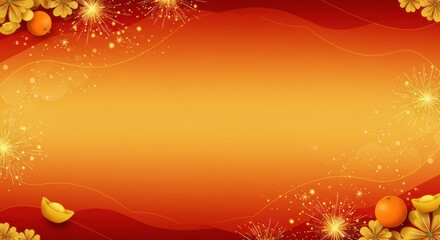 Lunar New Year Festive Background 
