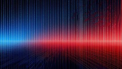 Mathematical series texture background in shades of blue and red