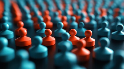 Fototapeta premium diverse crowd gathers for shared experience in vibrant public setting diverse