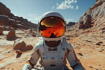 Exploring the Martian landscape with advanced technology and immersive experiences